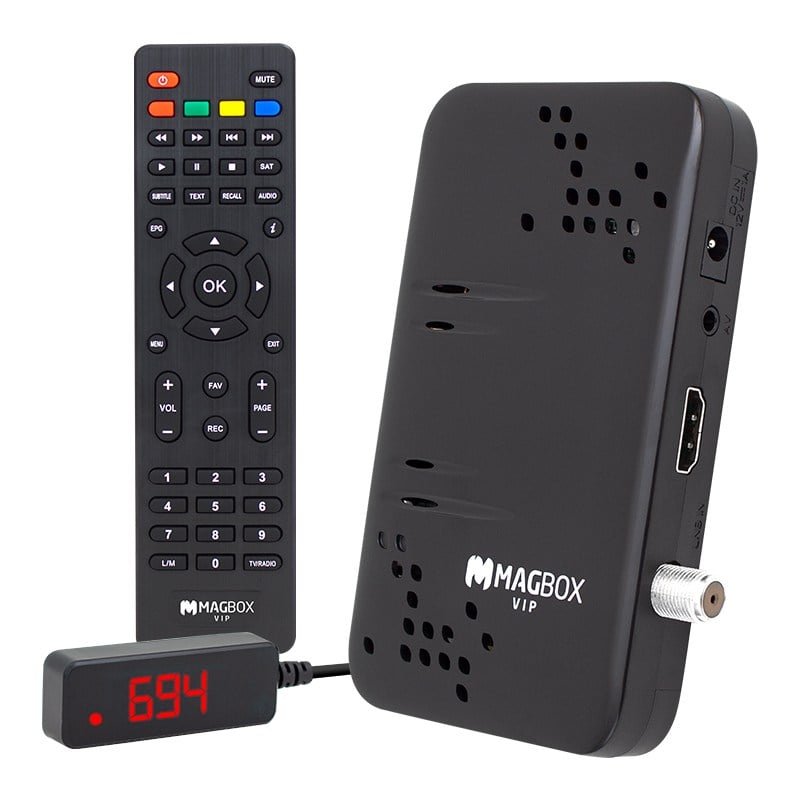 MAGBOX VIP TKGS'Lİ DISPLAY'Lİ FULL HD ÇİFT USB'Lİ MİNİ UYDU ALICISI(YOUTUBE'LU - SUN PLUS İŞLEMCİLİ)
