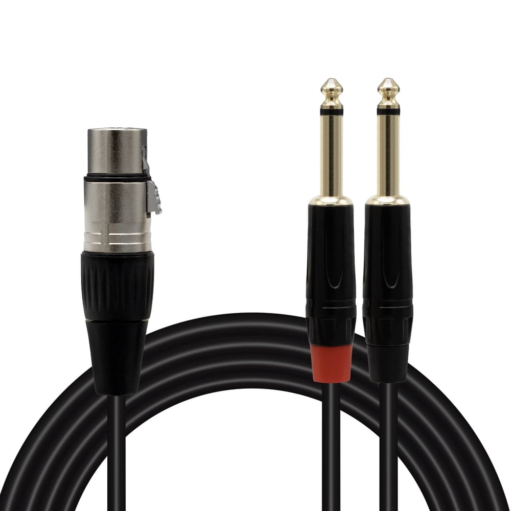 MAGİCVOİCE LD369A CANON DİŞİ + 6.3 MM MONO ERKEK 3 METRE KABLO-ARA