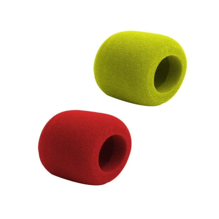 MAGICVOICE MİKROFON SÜNGERİ 2 RENK (2'Lİ PAKET FİYATI)(SARI-KIRMIZI)