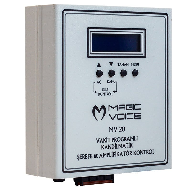 MAGICVOICE MV-020 VAKİT PROGRAMLI KANDİLMATİK+ VAKİT ZAMAN ROLELİ (EZAN)