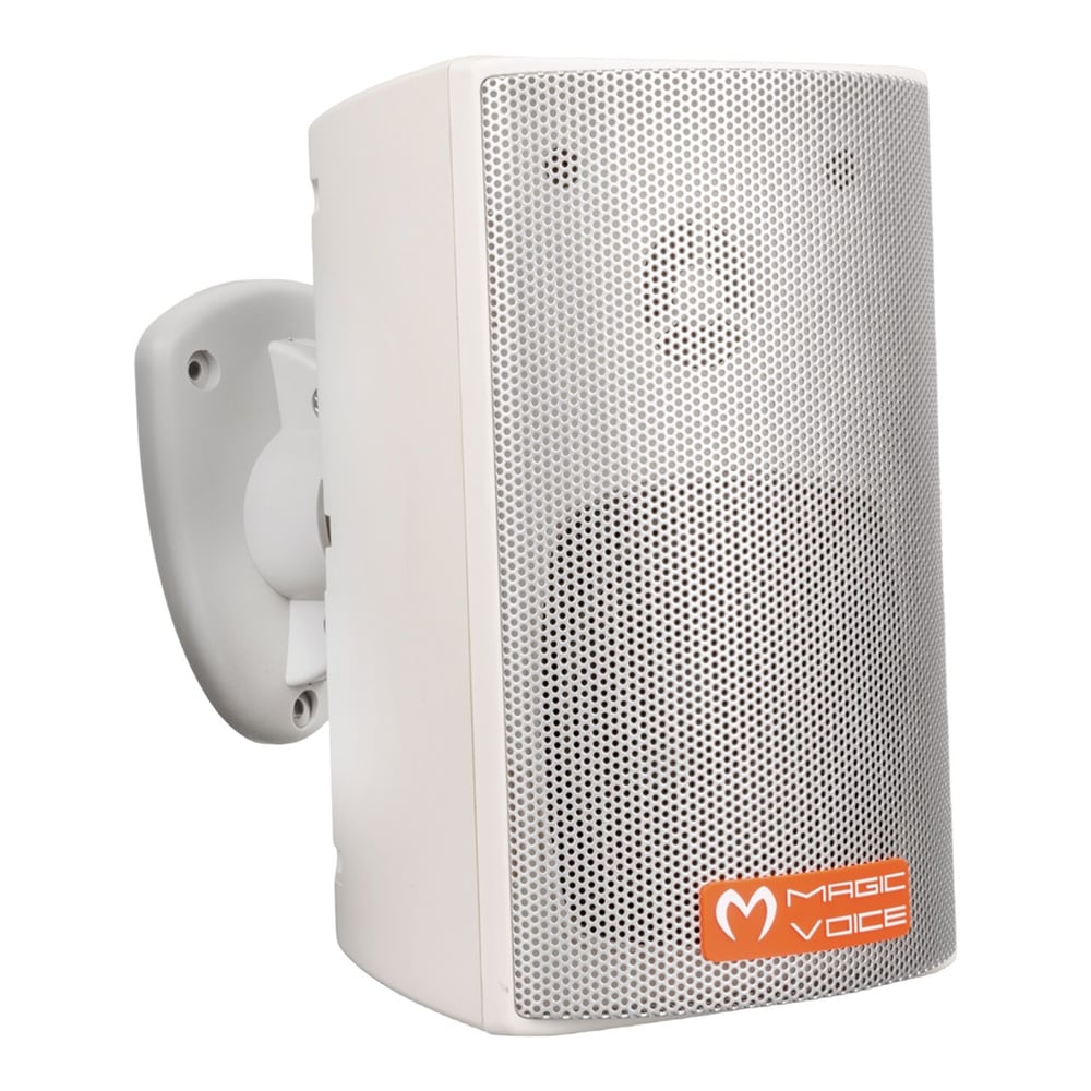 MAGICVOICE MV-16 7.5 CM 30 WATT 2'Lİ TAKIM BEYAZ TRAFOSUZ SÜTUN HOPARLÖR