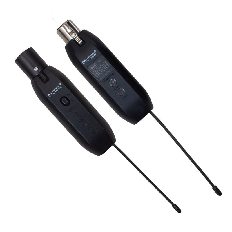 MAGICVOICE MV-19588 UHF KABLOLU MİKROFONU KABLOSUZA ÇEVİRİCİ SET (XLR'Lİ)