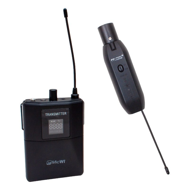 MAGICVOICE MV-19600 UHF KABLOSUZ YAKA MİKROFONU (RECEVER XLR'LI)