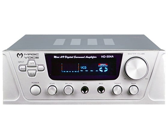 MAGICVOICE MV-504 MİNİ-ANFİ * OSAWA HD 504 220V TRAFOSUZ ANFİ