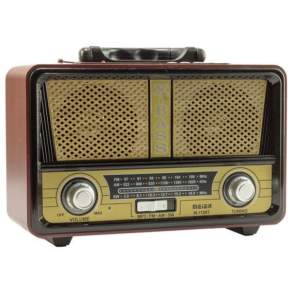 MEİER M-112BT USB/SD/FM/BLUETOOTH DESTEKLİ NOSTALJİK RADYO