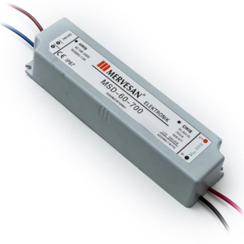 MERVESAN MSD-60-700 40-80 V 700 MA SABİT AKIM LED DRIVER