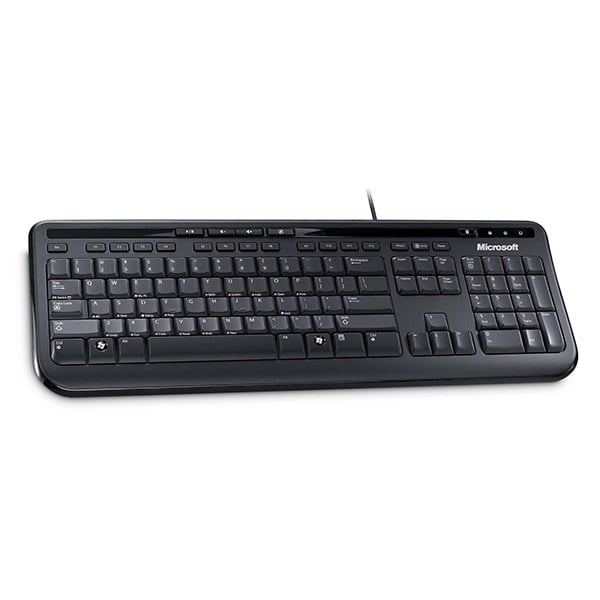 MICROSOFT ANB-00017 WIRED 600 USB SİYAH Q KLAVYE