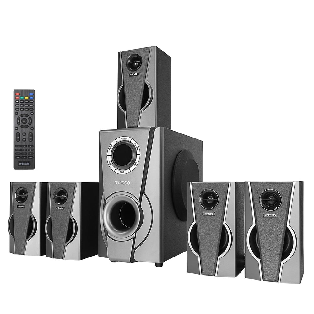 MIKADO MD-672BT 120 WATT USB/SD/FM/BT DESTEKLİ 5+1 BLUETOOTH SPEAKER - HOPARLÖR EV SİNEMA SİSTEMİ