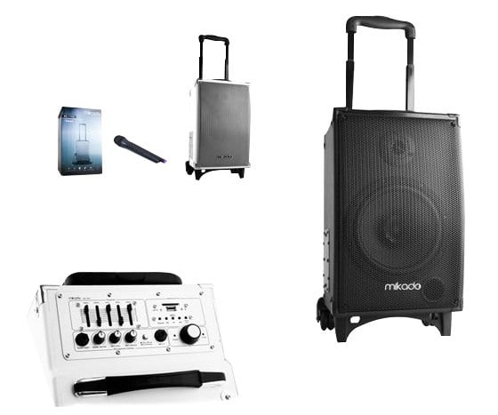 MIKADO MD-77KB 50W USB+SD+FM+BLUETOOH SİYAH-BEYAZ MEVLÜT ANFİSİ