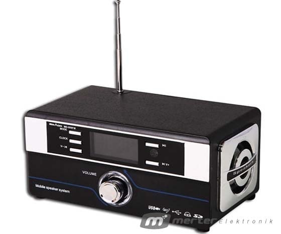MIKADO MD-809FM USB+SD+FM MİNİ SPEAKER - HOPARLÖR