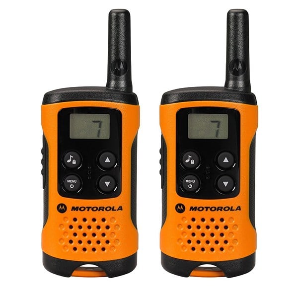 MOTOROLA TLKR-T41 PMR 2'Lİ EL TELSİZİ (4 KM)(TURUNCU-MAVİ)
