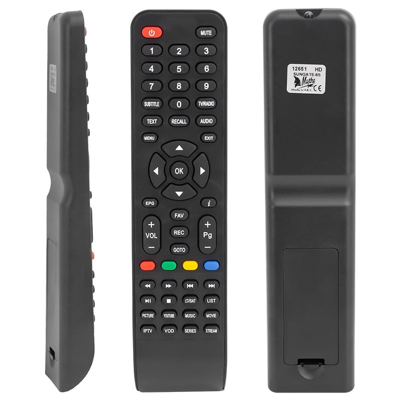 MYTHE KR SUNGATE SİLVERBOX V8 HD UYDU ALICI KUMANDASI