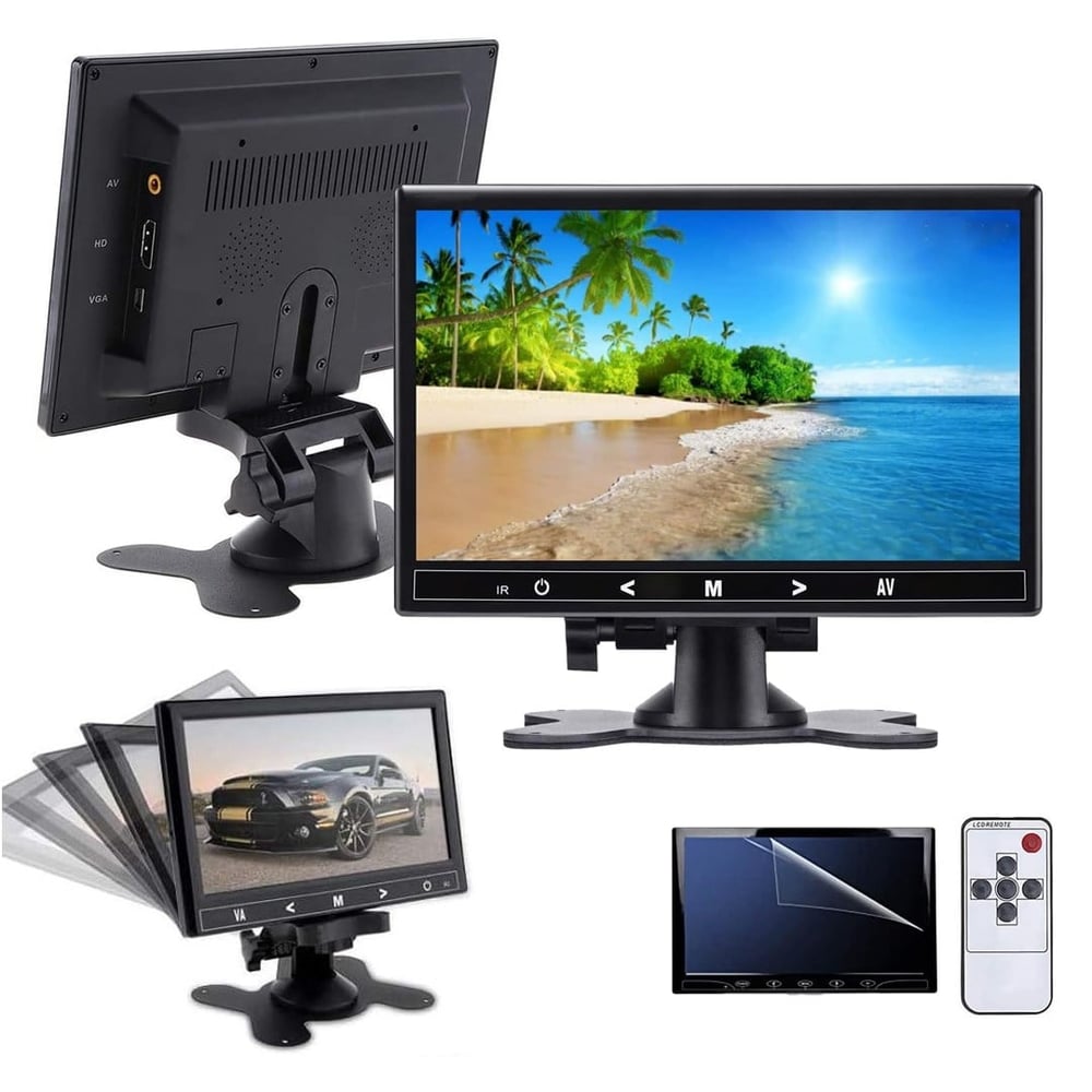 NAVİGOLD DS-9077HD 9'' HDMI-AV-VGA GİRİŞLİ ARAÇ MONİTÖRÜ KUMANDALI  (12 VOLT GİRİŞLİ)