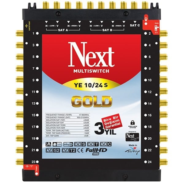NEXT 10*24 SONLU UYDU SANTRALİ