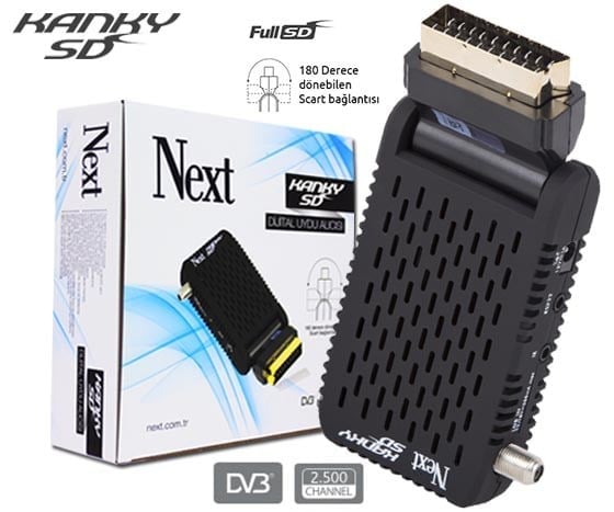 NEXT KANKY SD MİNİ SCART UYDU ALICISI (BEYAZ KUTU)