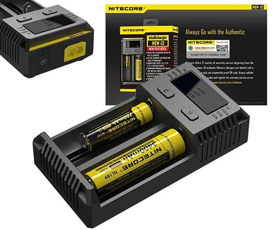 NITECORE İ2 İNTELLİCHARGER PİL ŞARJ CİHAZI (AA-AAA-C-18650)