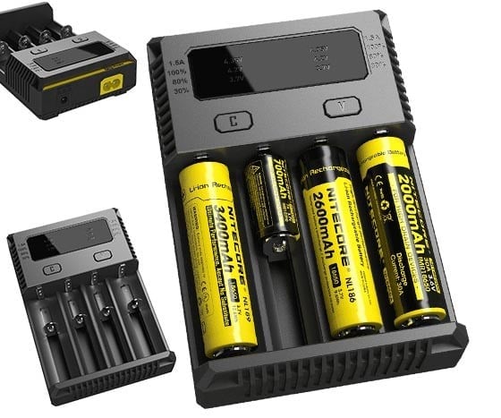 NITECORE İ4 PİL ŞARJ CİHAZI (AA-AAA-C-18650)
