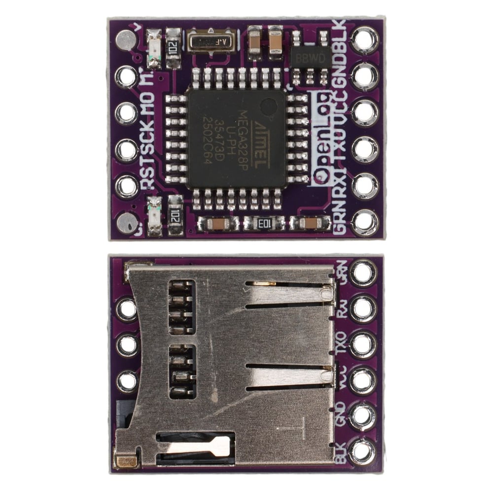 OPENLOG ATMEGA328P MİCROSD SERİ VERİ KAYDEDİCİ MODÜL