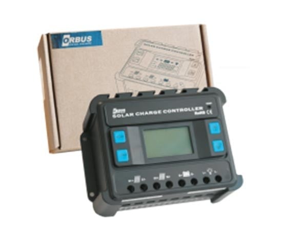 ORBUS SLD-40 12 VOLT - 24 VOLT - 40 AMPER LCD EKRANLI DİJİTAL GÖSTERGELİ OTOMATİK ŞARJ REGÜLATÖRÜ