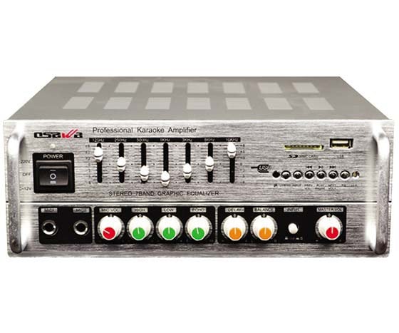 OSAWA AV-987 400W USB/SD/UK 7*EQULAIZER 12V/220V ANFİ