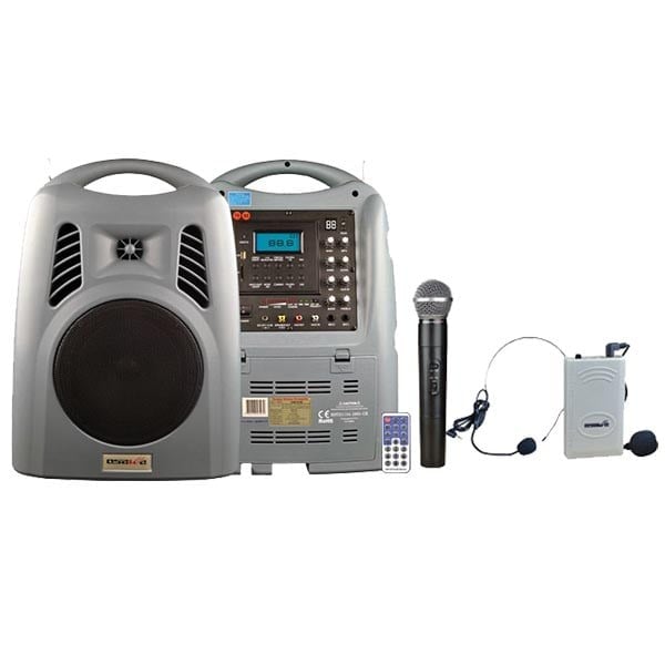 OSAWA OSW-8190 EL+YAKA MİC'Lİ USB/SD 125W 20CM HOPARLÖR SEYYAR MEVLÜT ANFİSİ