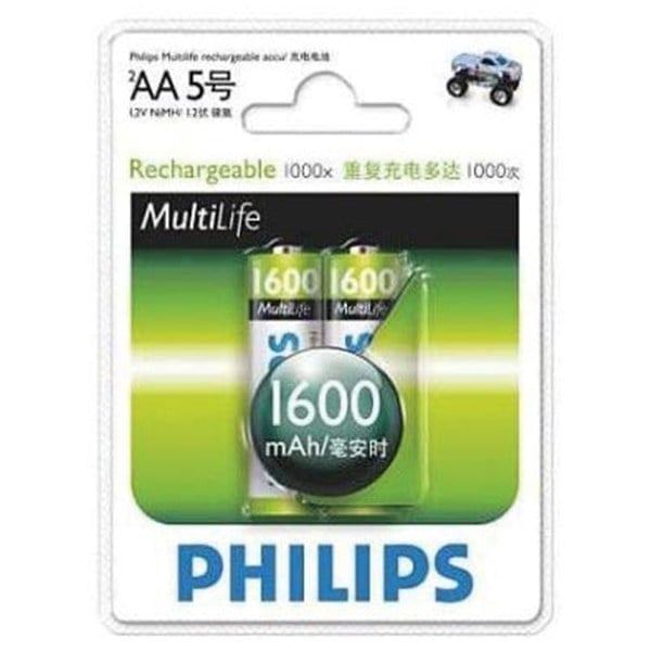 PHILIPS 1600 MAH ŞARJLI KALEM PİL (2'Lİ PAKET FİYATI)(R6B2A160/97)
