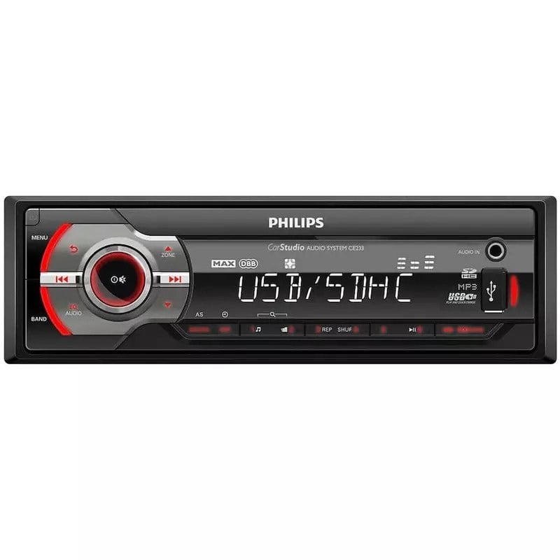PHILIPS CE233/56 USB/FM/AUX MEKANİKSİZ OTO TEYP 4X50 WATT