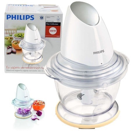 PHILIPS HR1396/00 HAZNELİ DOĞRAYICI