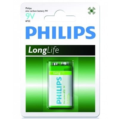 PHILIPS LONGLIFE 9 VOLT ALKALİN PİL