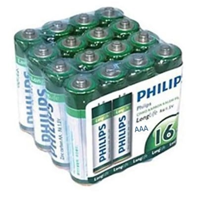 PHILIPS R03L4F/97TW LONGLIFE 16'LI İNCE PİL