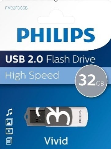 PHİLİPS VİVİD FM32FD05B/00 32GB USB 2.0 FLASH BELLEK