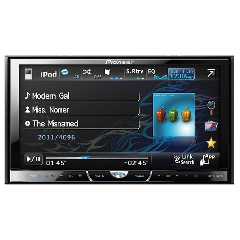 PIONEER AVH-P3450DVD USB/CD/DVD 7
