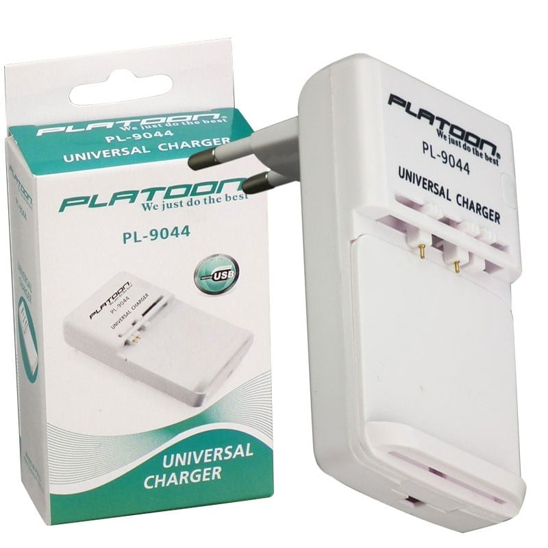 PLATOON PL-9044 USB'Lİ UNIVERSAL BATARYA ŞARJ ALETİ