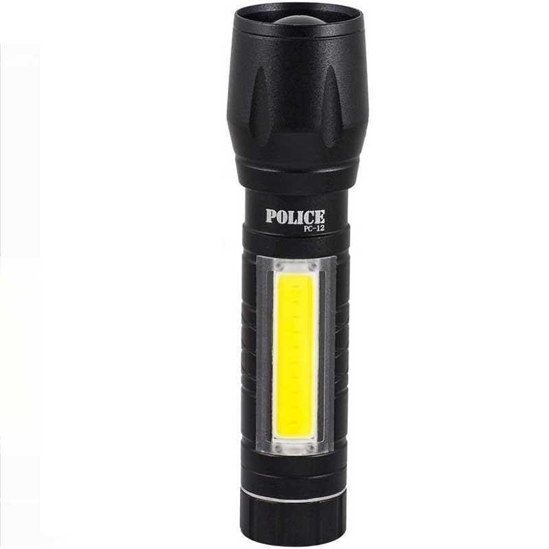 POLICE PC-12 CREE LED + ZOOM KALEM PİLLİ EL FENERİ