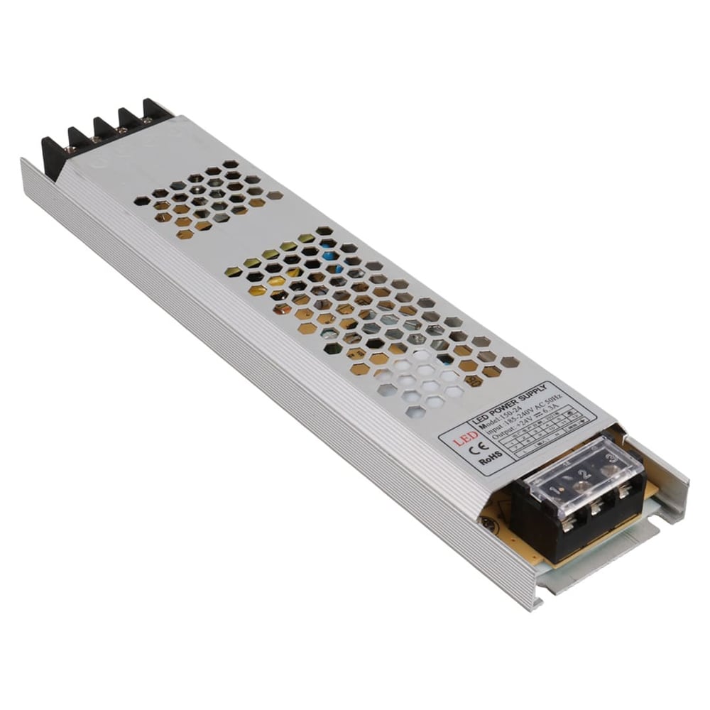 POWERMASTER 150-24 SLİM 24 VOLT 6.3 AMPER 150 WATT METAL KASA ADAPTÖR (23.5*5.2*2.1 CM)