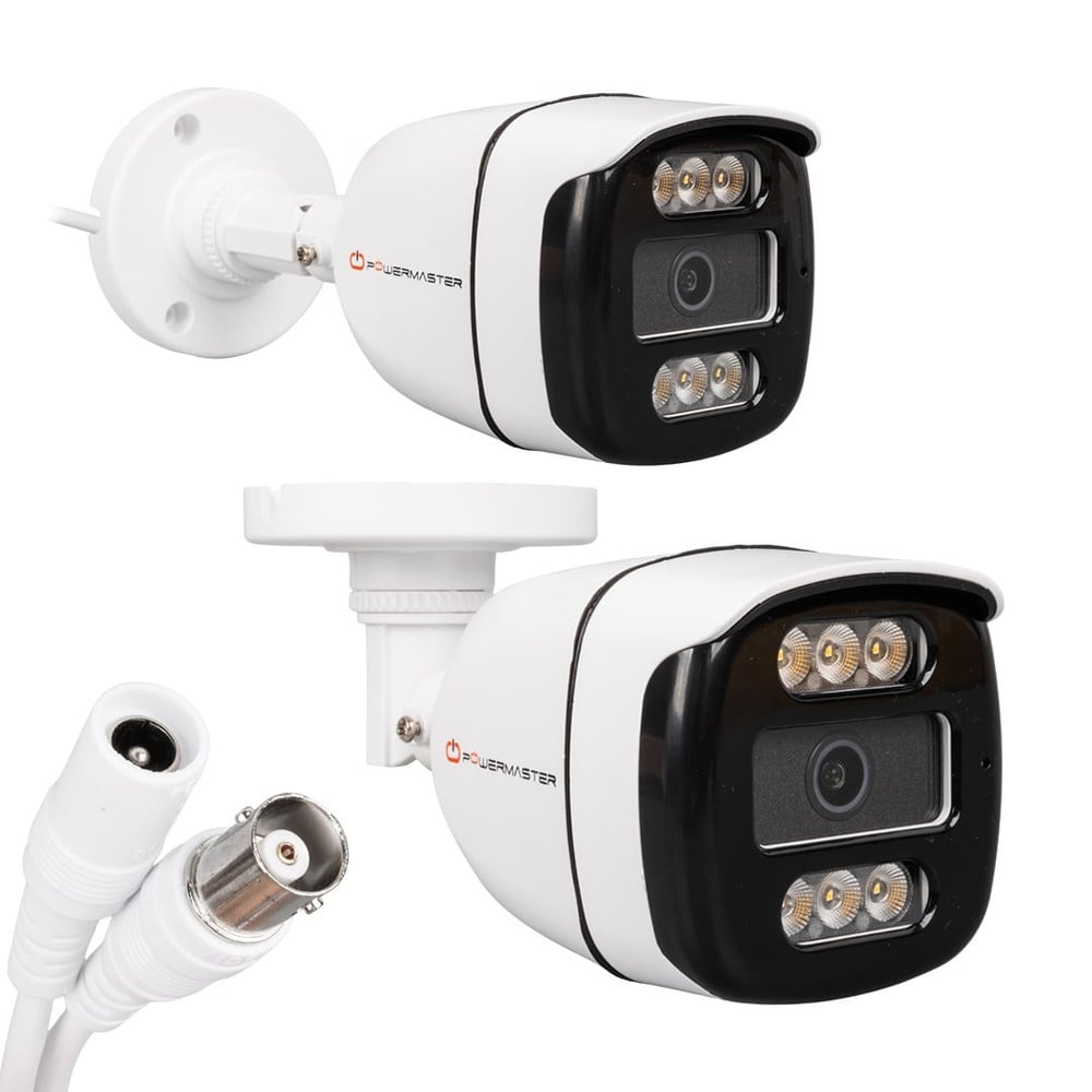 POWERMASTER 2MP 3.6 MM 6 STARLİGHT AHD BULLET KÜÇÜK PLASTİK KASA KAMERA XM 330+2003