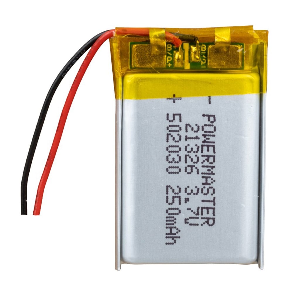 POWERMASTER 502030 3.7 VOLT 250 MAH LİTYUM POLİMER PİL