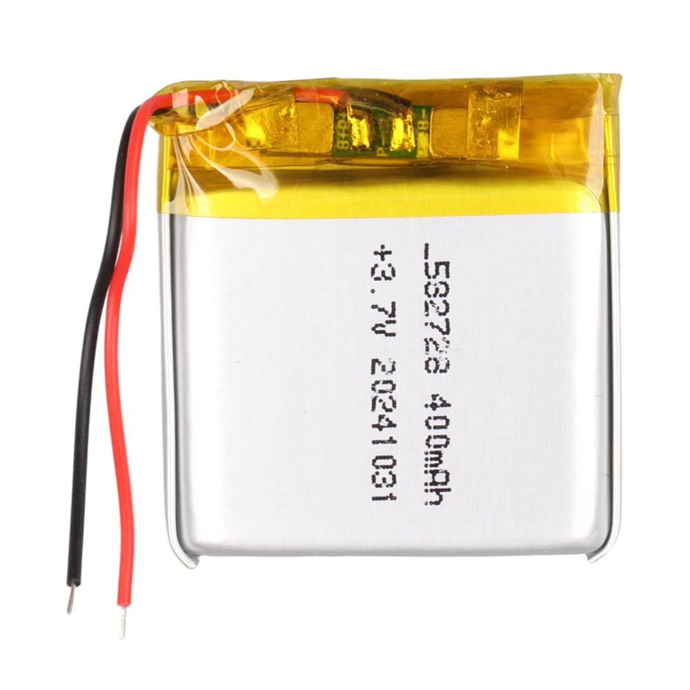POWERMASTER 582728 3.7V 400MAH LİTYUM POLİMER (LIPO) BATARYA CİKLET PİL