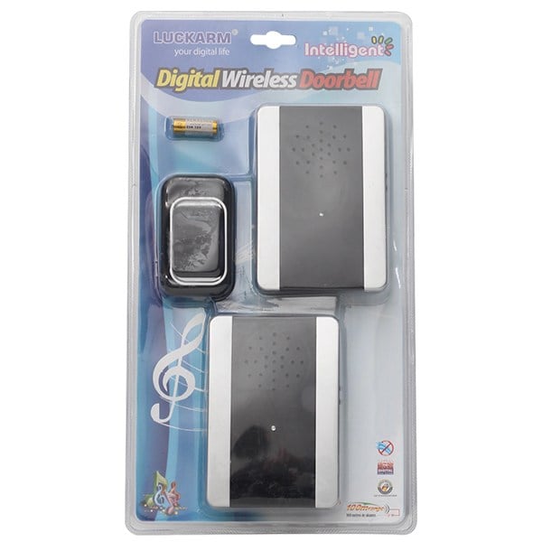 POWERMASTER BJ-9646 7906 ÇİFT ALICILI TEK KUMANDALI 25 MELODİLİ KABLOSUZ KAPI ZİLİ