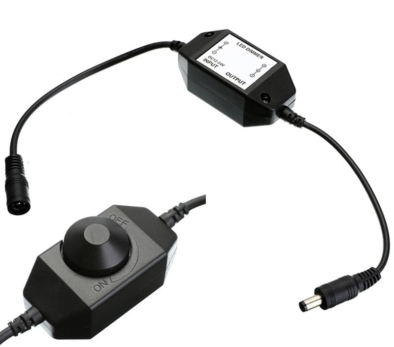 POWERMASTER DC12V-DC24V 2A TEK RENKLİ ŞERİT LED DİMMER IŞIK ŞİDDETİ KONTROLÜ