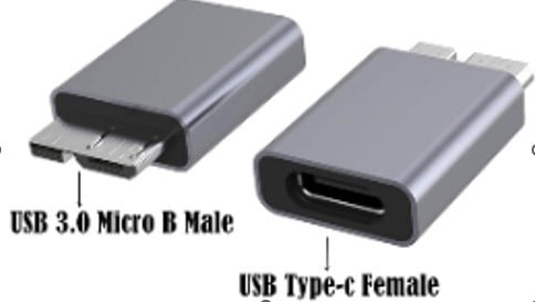 POWERMASTER DİŞİ TYPE-C TO ERKEK MICRO-B DÖNÜŞTÜRÜCÜ ADAPTÖR