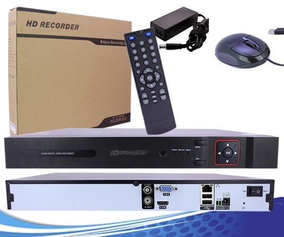 POWERMASTER IP8-720PNVR 8 KANAL 720P NVR KAYIT CİHAZI (2 MP DESTEKLEMEZ)