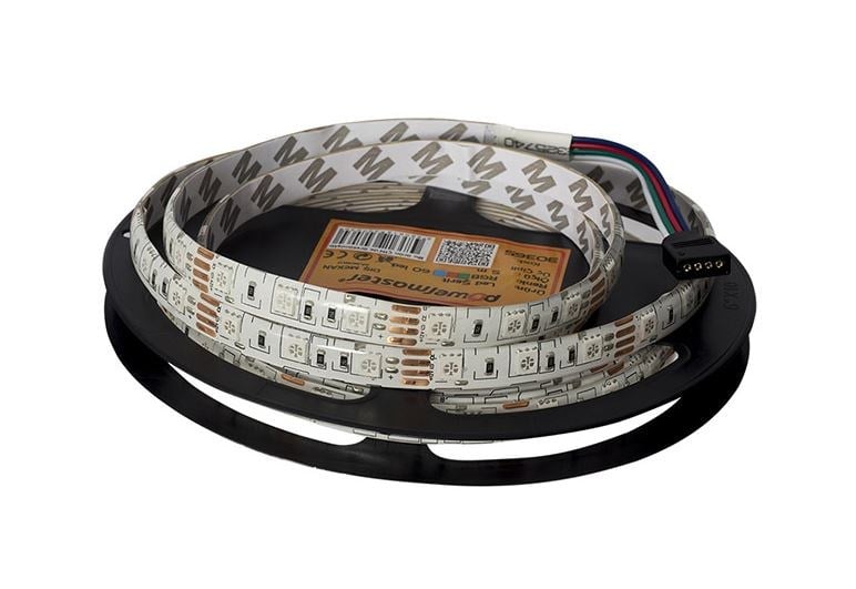 POWERMASTER LED ŞERİT 3 ÇİPLİ AMBER DIŞ MEKAN SİLİKONLU 60 LED 5 METRE (4040)