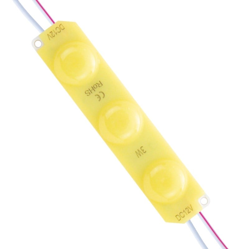 POWERMASTER MODÜL LED 12V 3W SARI 2835 93X21 MM IP65 220-240LM 180 DERECE