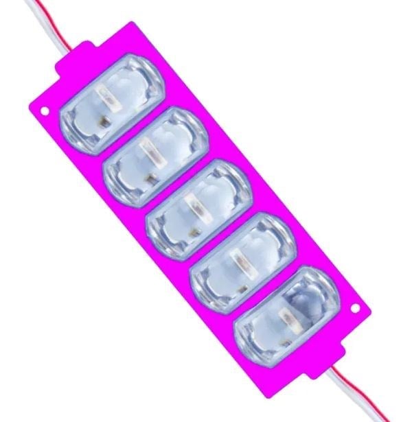 POWERMASTER MODÜL LED 12V 4W PEMBE 3030 10X53.8 MM IP65 260-280LM 180 DERECE