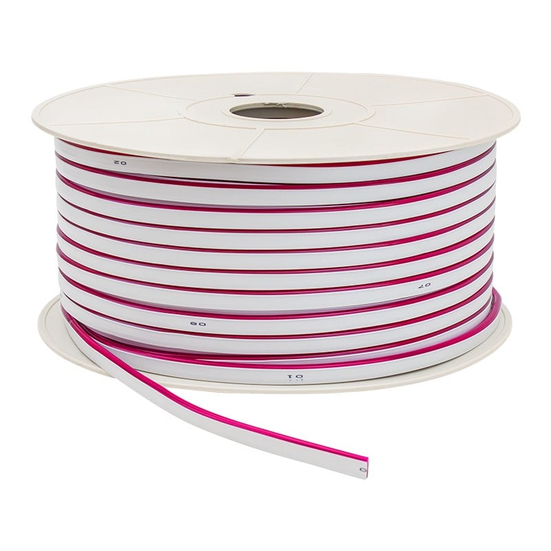 POWERMASTER NEON LED ŞERİT FUŞYA 12 VOLT 100 METRE
