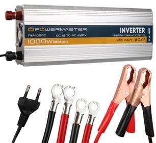 POWERMASTER PM-1000C 12 VOLT - 1000 WATT USB'Lİ ŞARJLI INVERTER (İNGİLİZ SOKET)