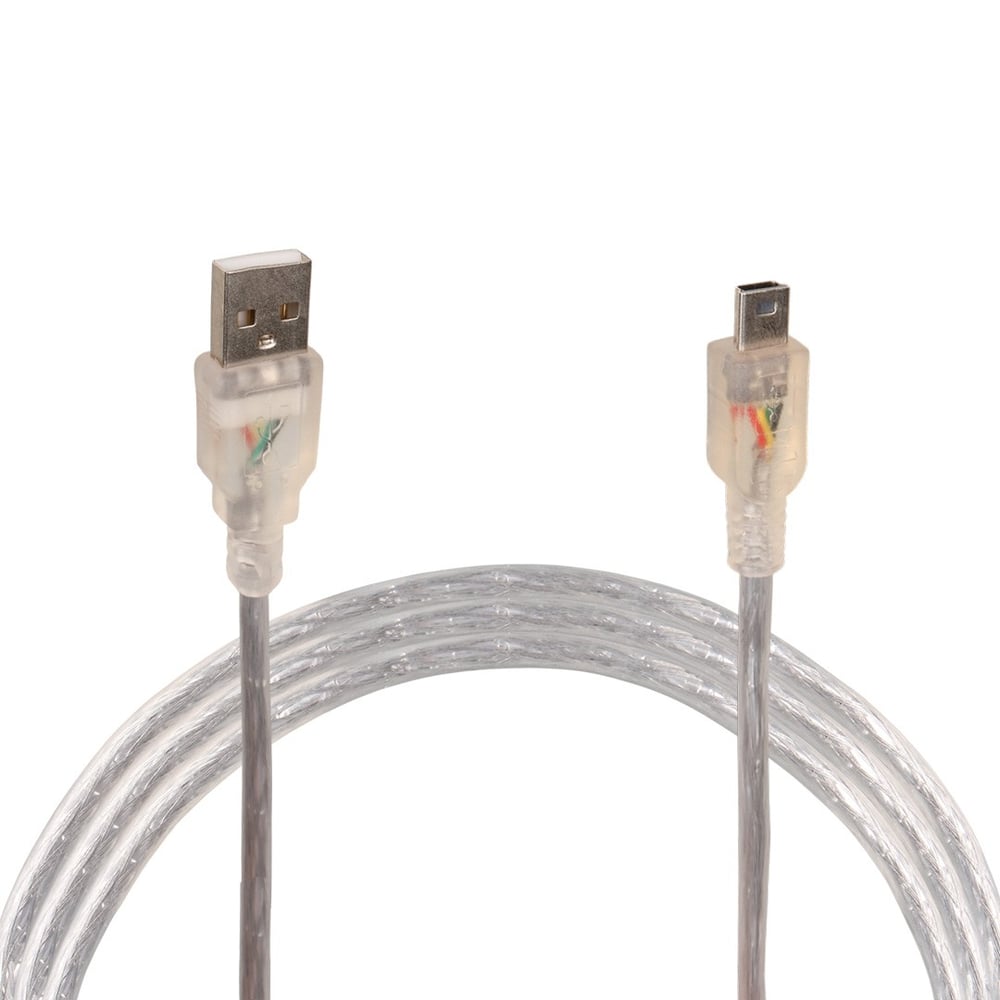 POWERMASTER PM-11937 USB 5 PİN GENİŞ 1.5 METRE ŞEFFAF V3 UÇ KABLO (11937=8861)