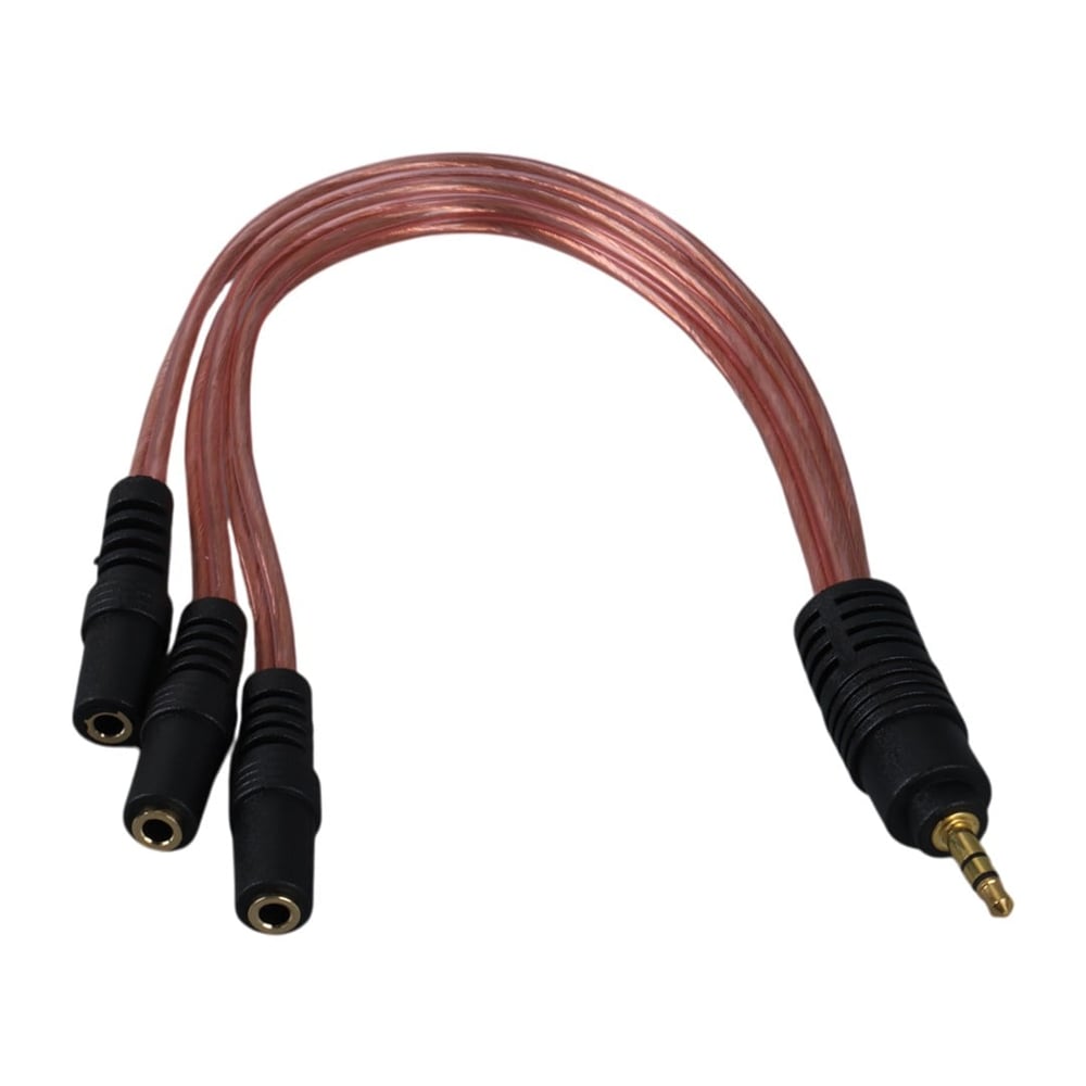 POWERMASTER PM-12283 3.5MM STEREO ERKEX / 3 X DİŞİ KULAKLIK ÇOKLAYICI (3 BOĞUMLU - 20 CM)