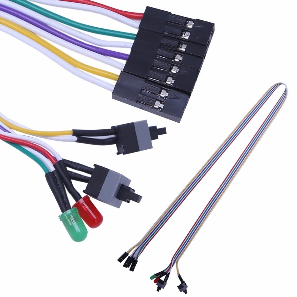 POWERMASTER PM-14367 BİLGİSAYAR PC KASA KABLOSU 65CM (POWER LED, HDD LED, RESET SW, POWER SW)